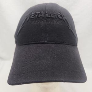 Cap Metallica Worldwired Tour Hat Black Officially Licensed Strapback Adjustable